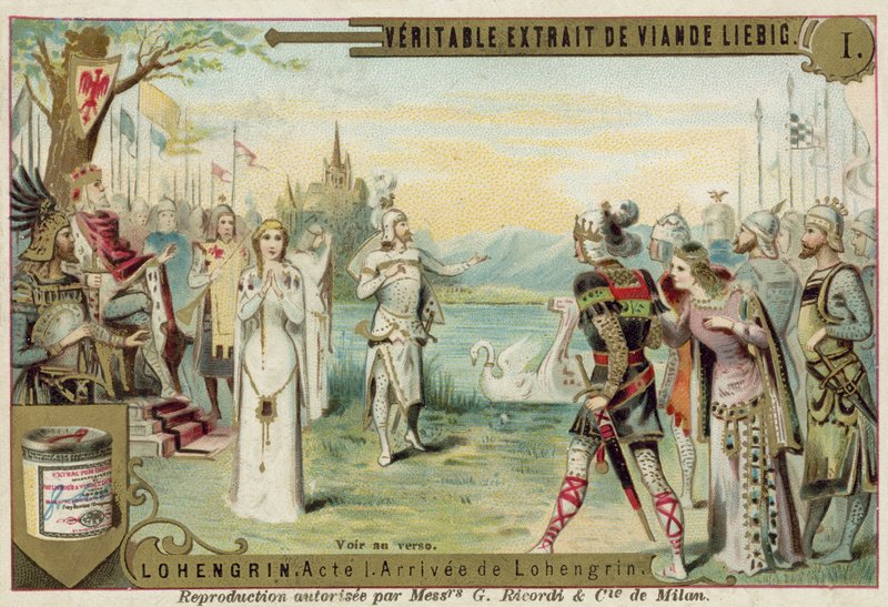 Scène uit Richard Wagners opera Lohengrin door European School