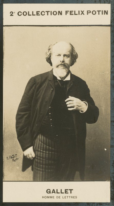 Louis Gallet, Schrijver door European Photographer