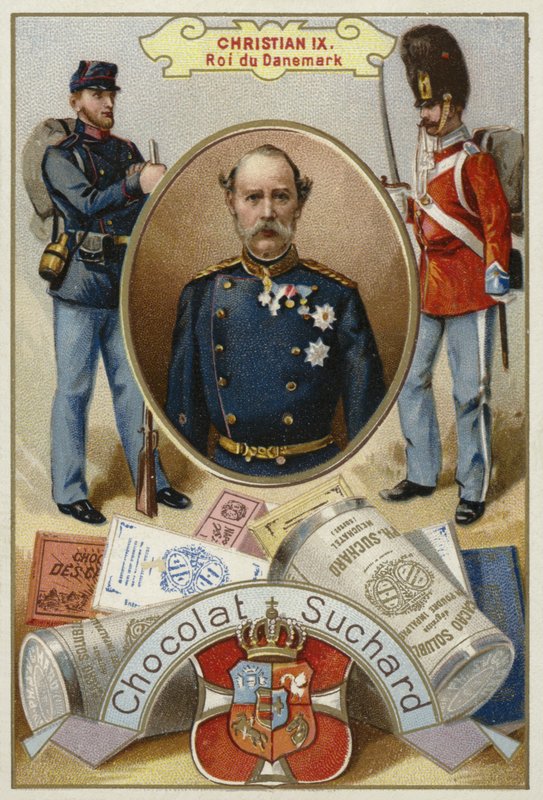 Christian IX, Koning van Denemarken door European School