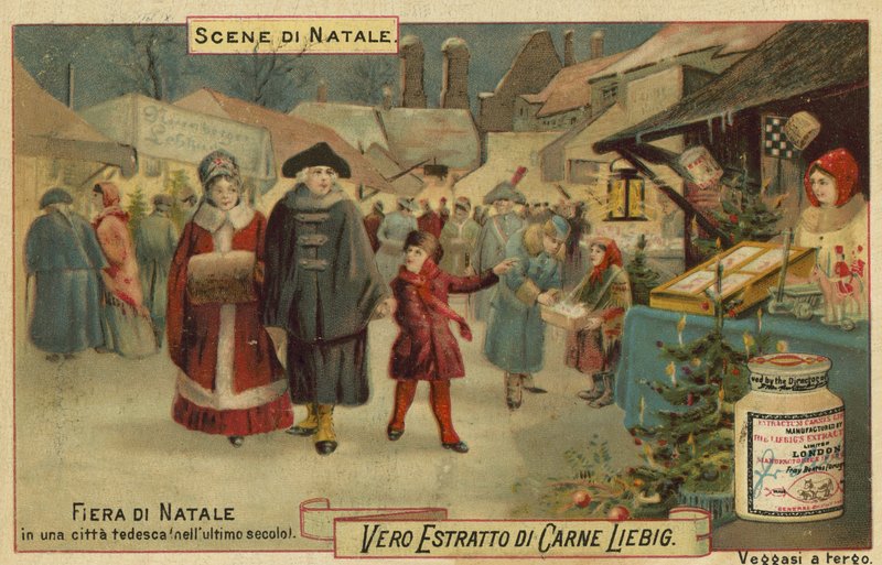 Kerstmarkt in een Duitse stad door European School