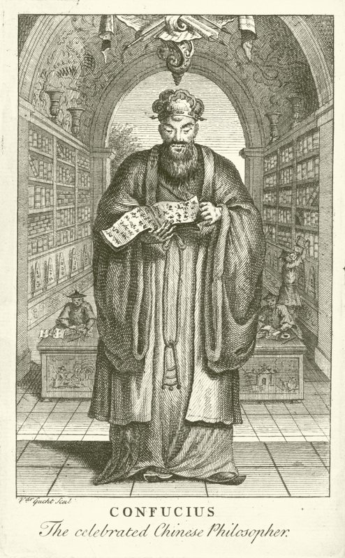 Confucius, de beroemde Chinese filosoof door European School