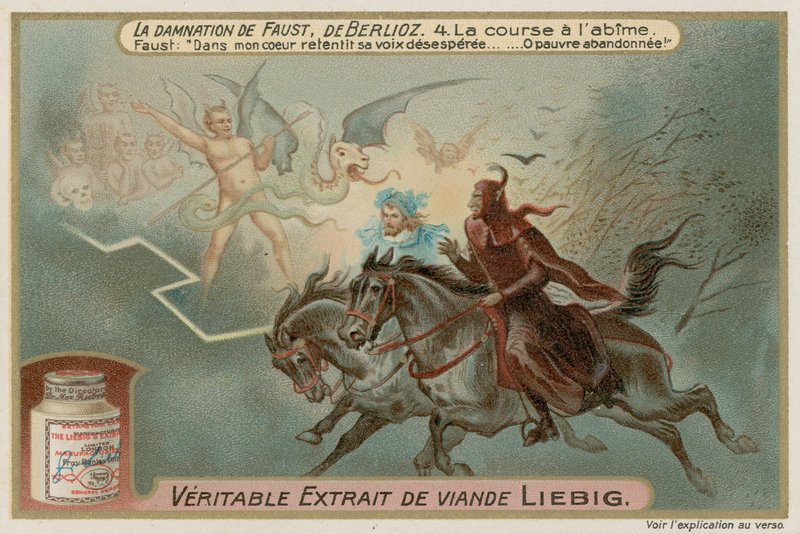Faust en Mephistopheles rijden langs demonen door European School