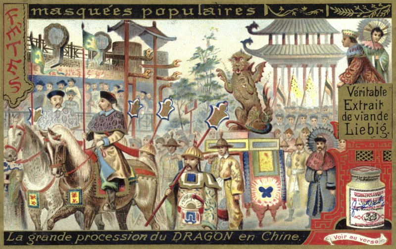 Grote processie van de Draak, China door European School