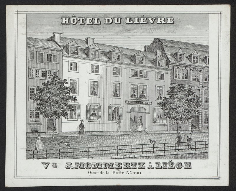 Hotel Du Lievre, J Mommertz, Luik door European School
