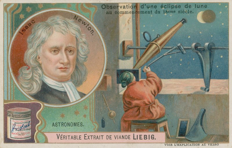 Isaac Newton en een maansverduistering door European School