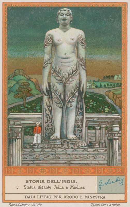 Jain beeld in Madras (Chennai) door European School