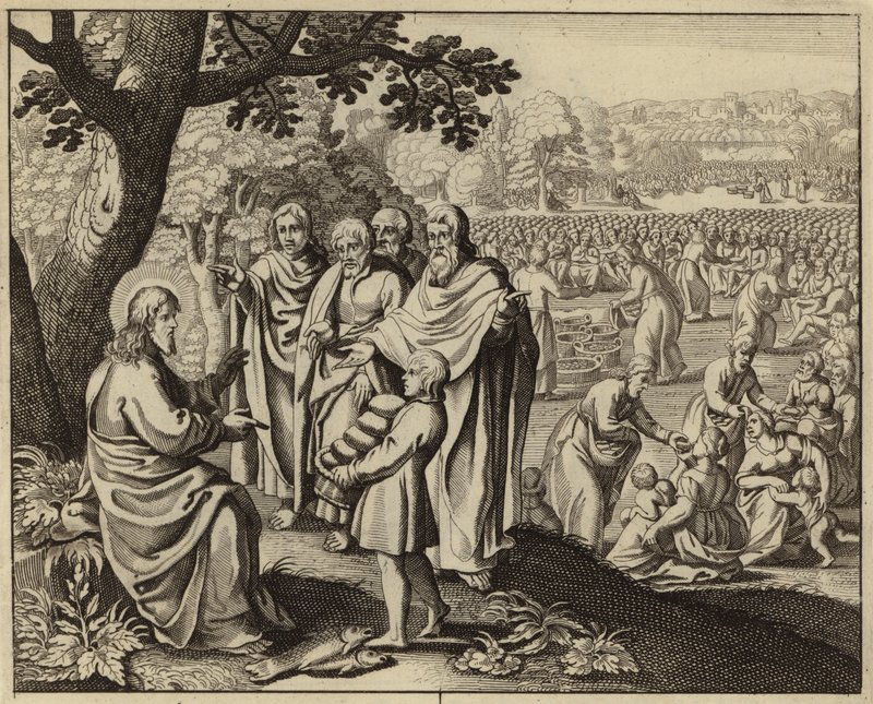 Jezus Christus voedt de vijfduizend door European School