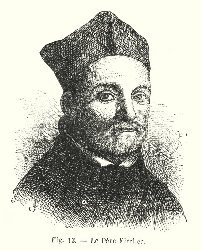 Le Pere Kircher (gravure) door European School