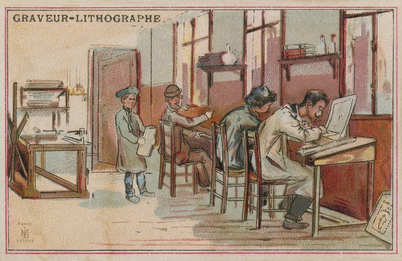 Lithografen door European School