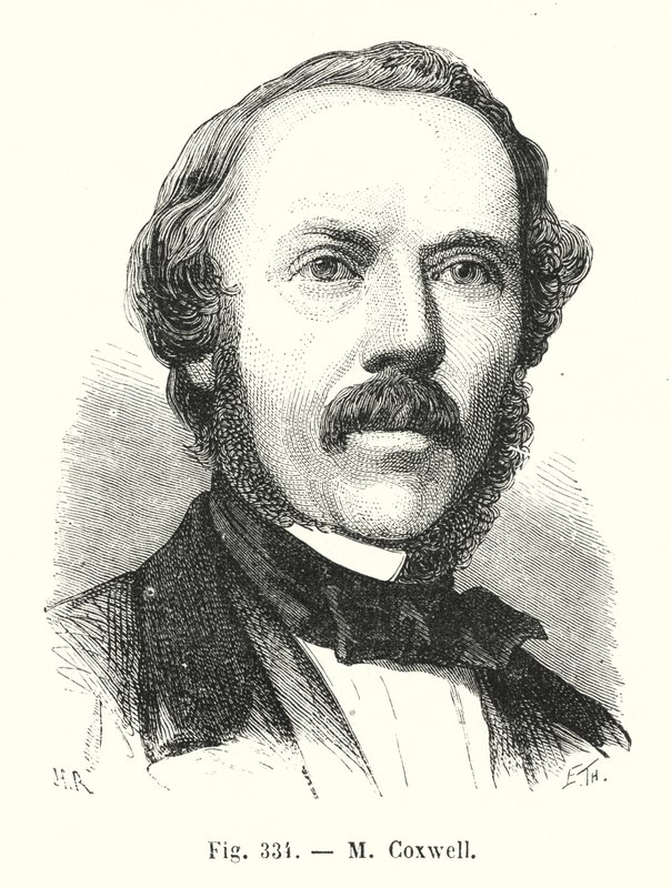 M Coxwell (gravure) door European School