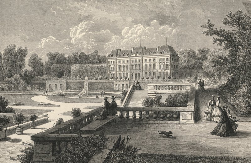Meudon (gravure) door European School