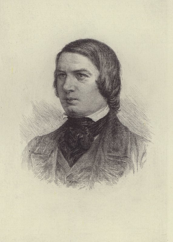 Robert Schumann (gravure) door European School