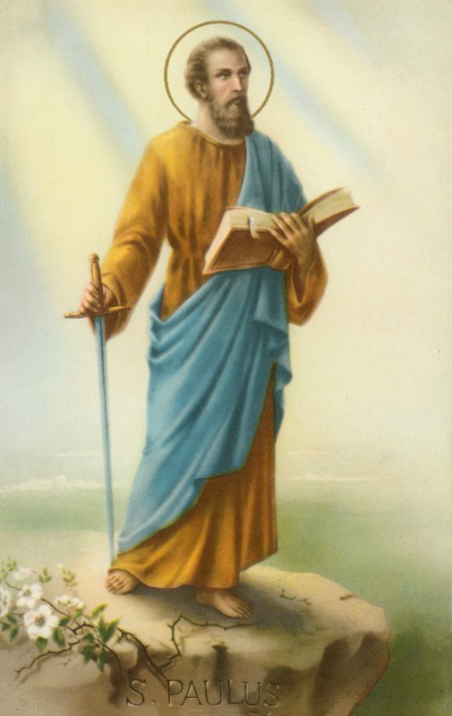 St Paul (kleurenlitho) door European School