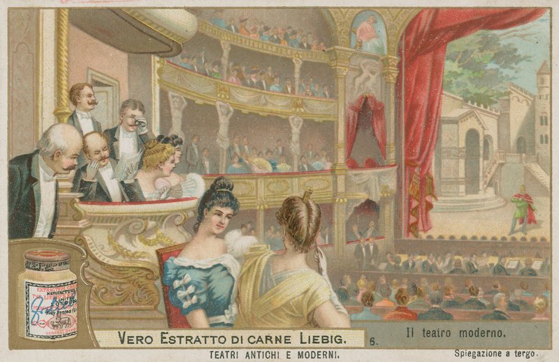 Het Moderne Theater (ca. 1900) door European School