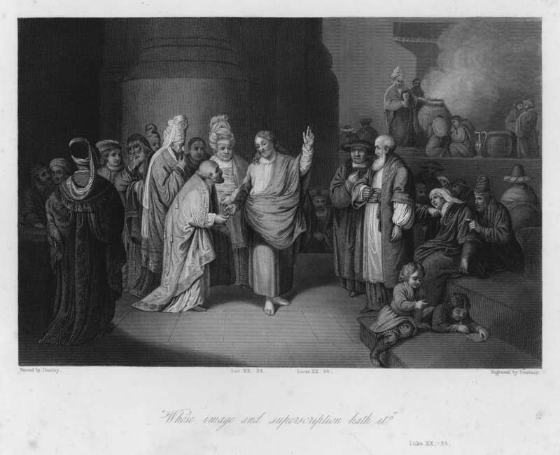De belastingpenning, Lucas XX, 24 door European School