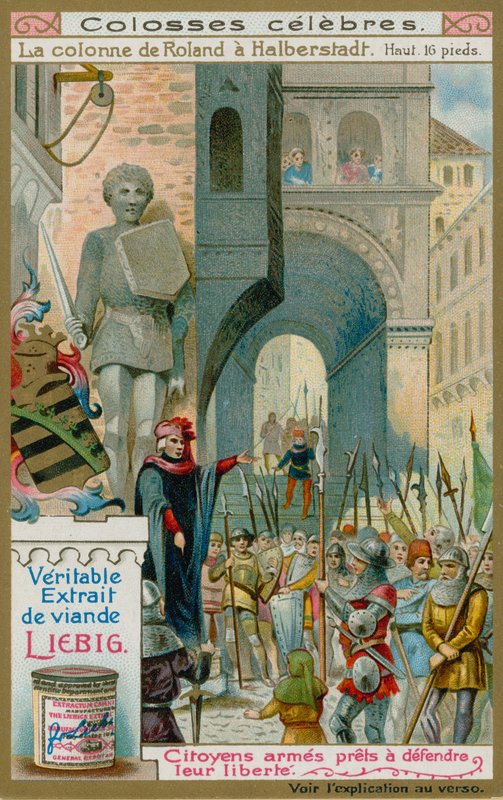 De zuil van Roland in Halberstadt door European School