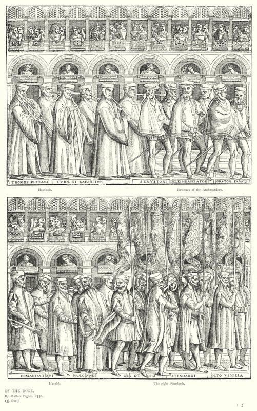 De processie van de Doge door European School