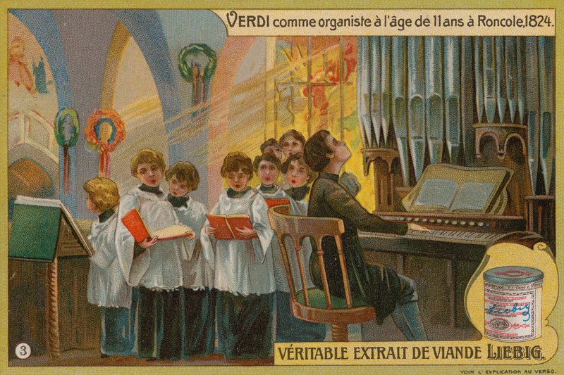Verdi Speelt het Orgel in Roncole door European School