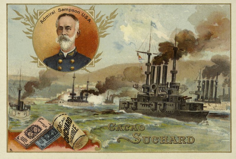 William Sampson, Amerikaanse admiraal, Spaans-Amerikaanse Oorlog, 1898 door European School