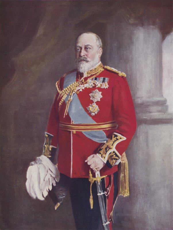 Koning Edward VII door F. Seth
