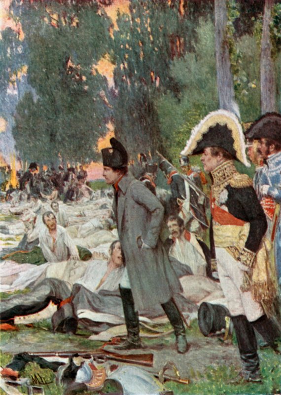 Na Aspern door Felicien baron de Myrbach Rheinfeld