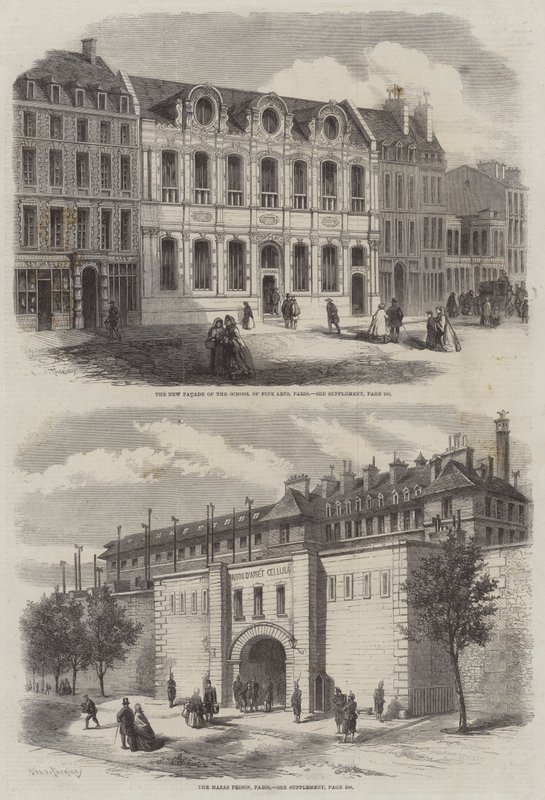 Parijse scènes door Felix Thorigny