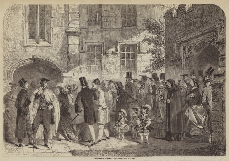 Ellendige Zondaars, Christchurch, Oxford door Florence Claxton