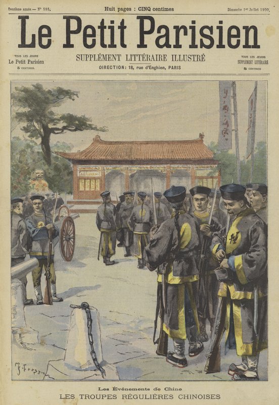De Bokseropstand in China door Fortune Louis Meaulle
