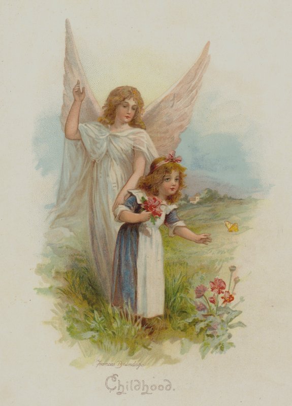Jeugd (chromolitho) door Frances Brundage