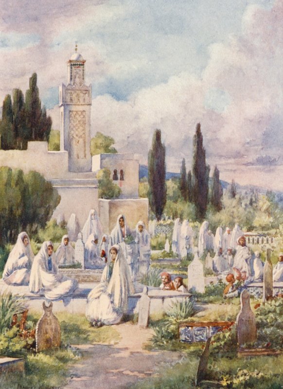 Vrijdag op de Begraafplaats, Algiers door Frances Nesbitt