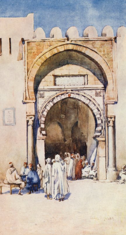 Moorse poort, Kairouan door Frances Nesbitt