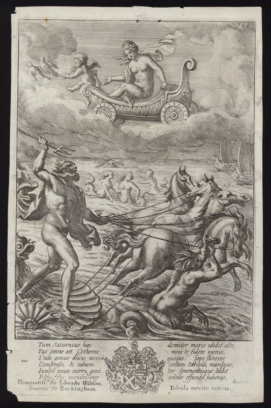 Poseidon door Francis Cleyn
