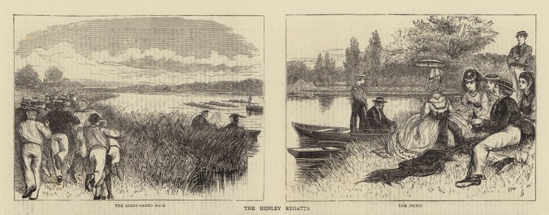 De Henley Regatta door Francis S. Walker