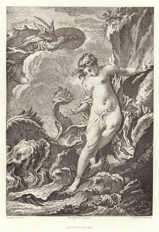 Andromeda door Francois (after) Boucher