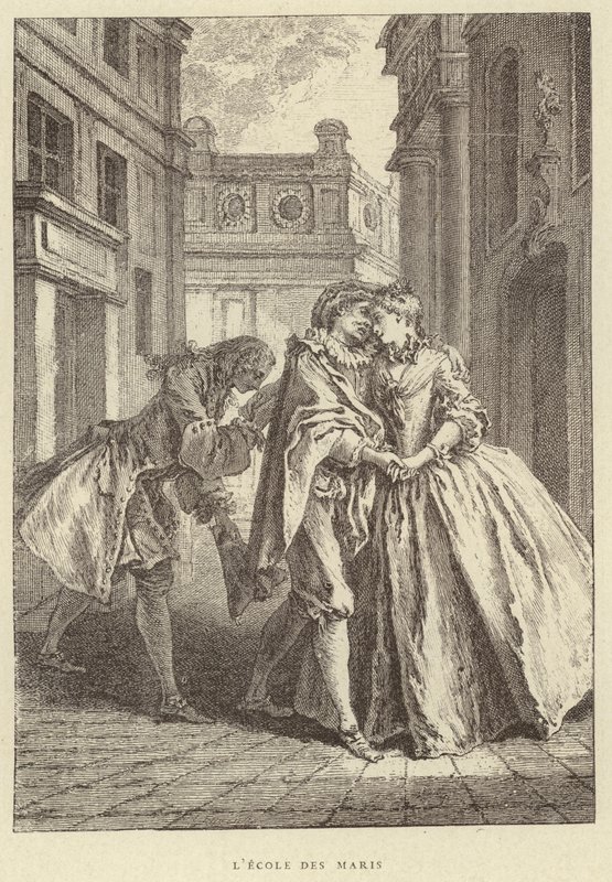 De School van de Mannen door Francois (after) Boucher