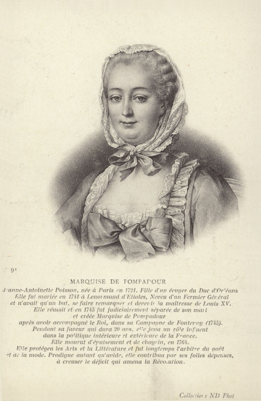 Markiezin de Pompadour door Francois Hubert Drouais