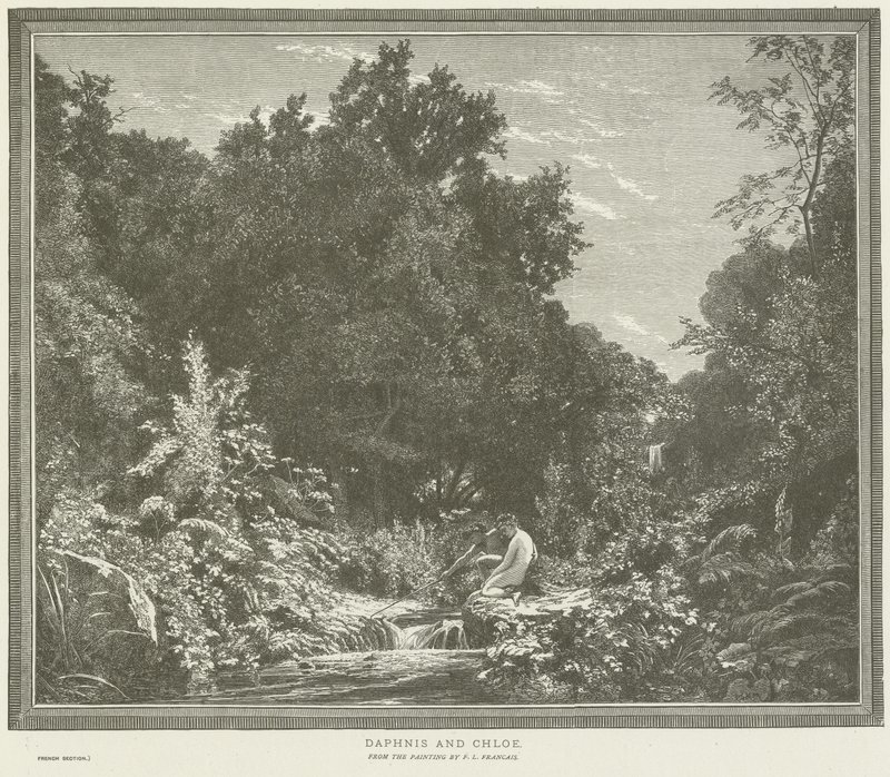 Daphnis en Chloe door Francois Louis Francais