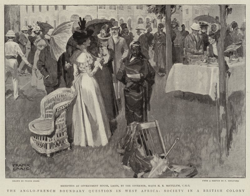 De Anglo-Franse grenskwestie in West-Afrika, samenleving in een Britse kolonie door Frank Craig