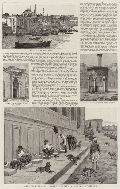 Constantinopel geïllustreerd door Frank Dadd