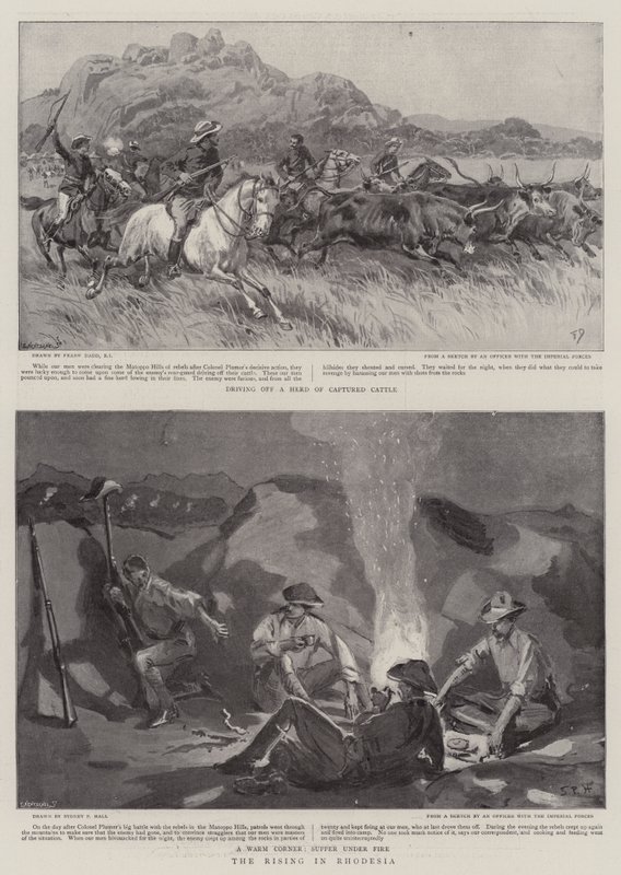 De opstand in Rhodesië door Frank Dadd