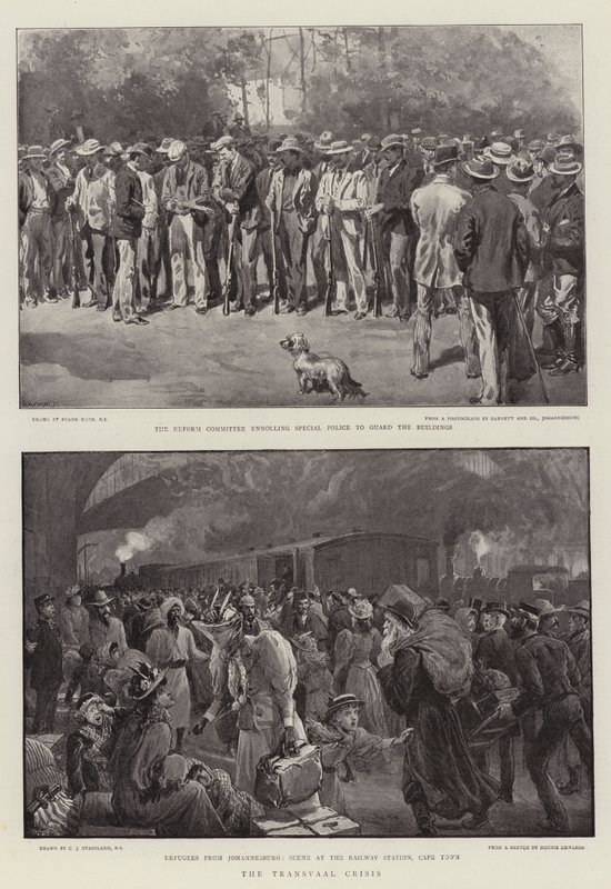De Transvaal-crisis door Frank Dadd