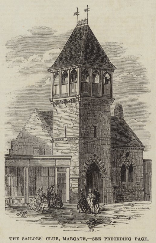 De zeemansclub, Margate door Frank Watkins