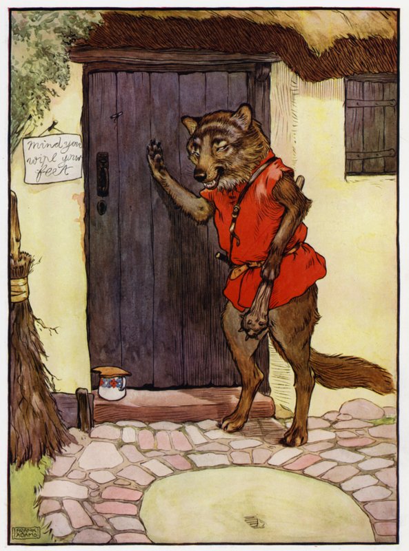 Roodkapje door Frank Adams
