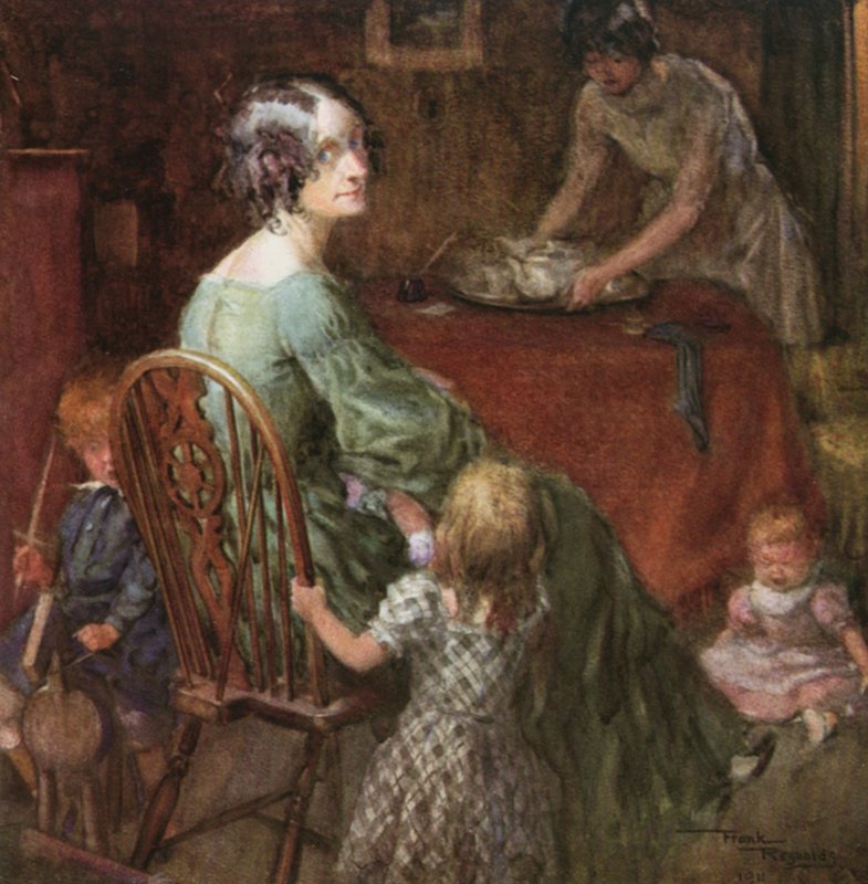 Mevrouw Micawber en Familie door Frank Reynolds