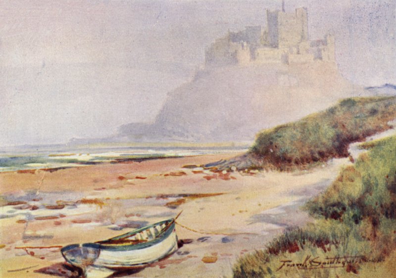 Kasteel Bamburgh door Frank Southgate