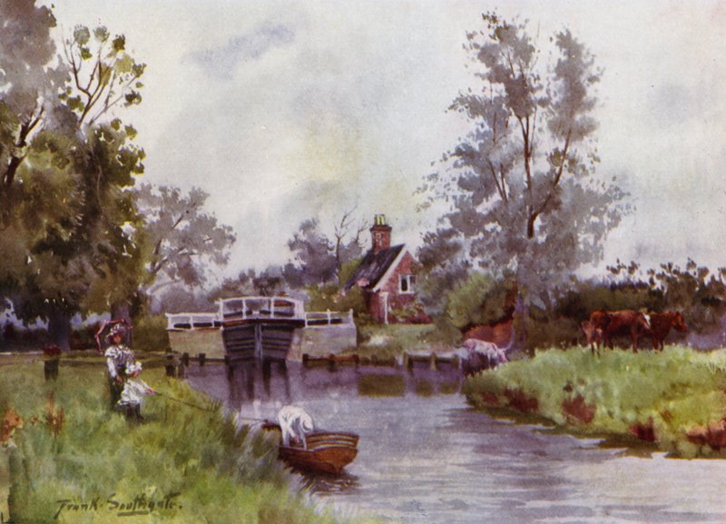 Norfolk Broads: Coltishall Lock door Frank Southgate