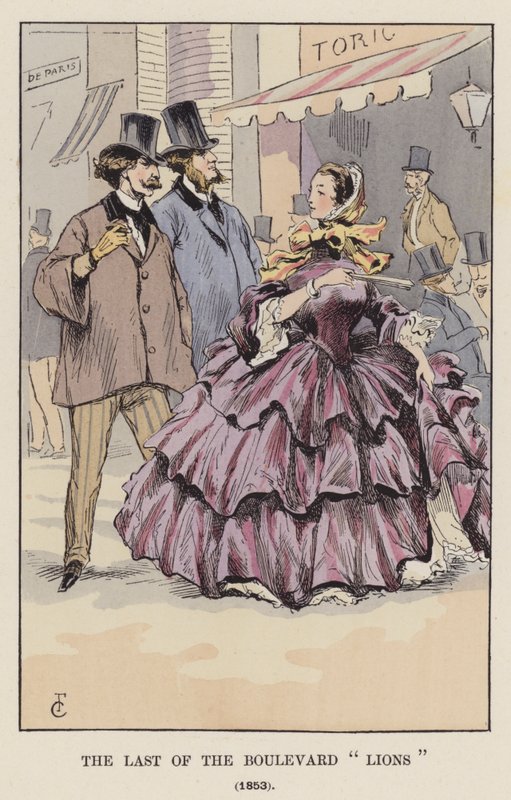 De laatste van de Boulevard Leeuwen, 1853 door François Courboin