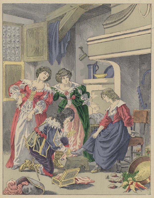 Assepoester door Frederic Theodore (after) Lix