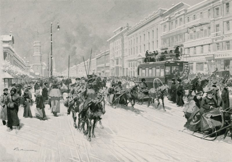 Nevsky Prospect door Frederic de Haenen