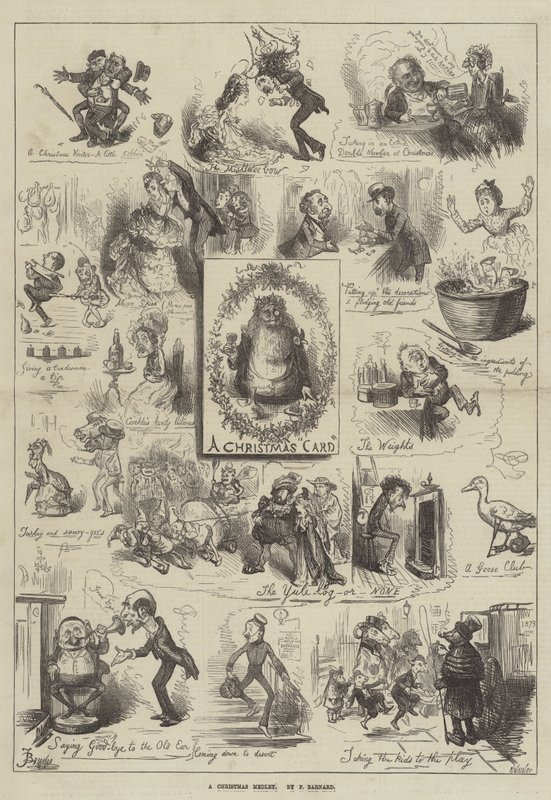 Een kerstmedley door Frederick Barnard